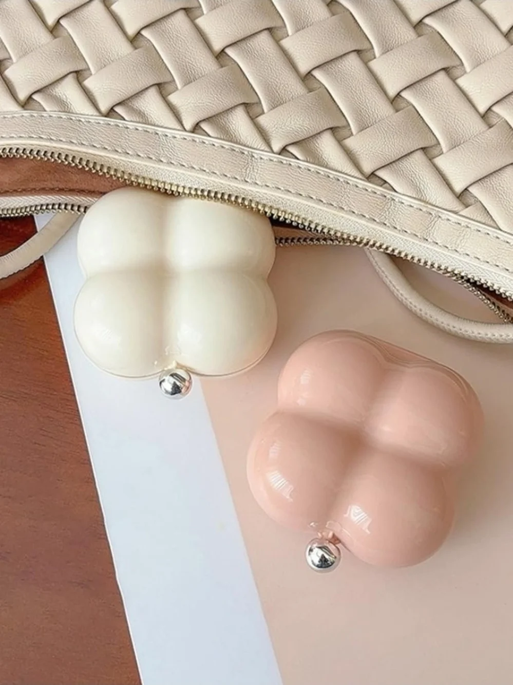Pink Cloud-Shaped Jewelry Box Organizer BNIB